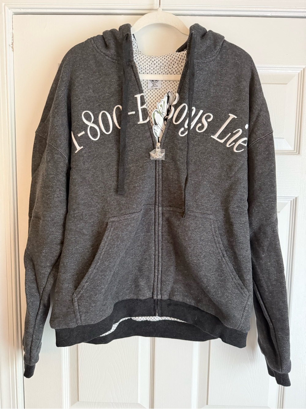 Boys Lie 1-800 Refresh Harley Zip Hoodie M/L